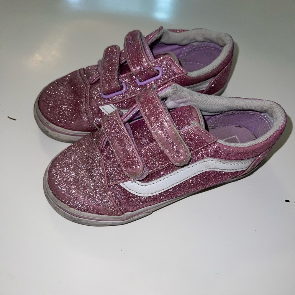 Vans Sparkly Pink Kids Sneakers